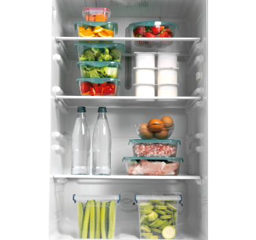 Full healthy food fridge sticker - TenStickers