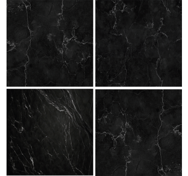 Black marble wall decal for bathroom - TenStickers