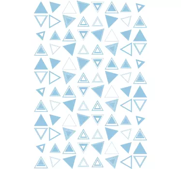 Triangule Shape shower sticker - TenStickers