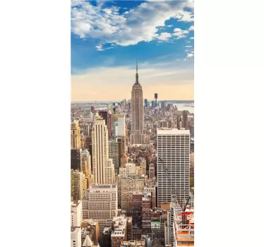 New York Skyscrapers Wall Sticker - TenStickers