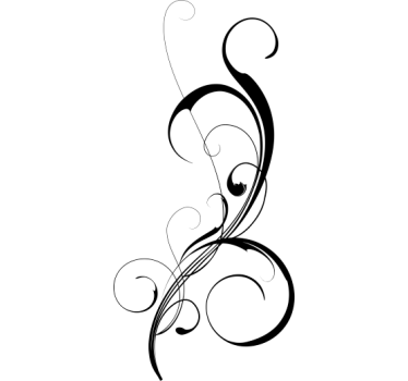 Elegant Filigree decal - TenStickers
