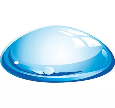 Water Drop Decorative Decal - TenStickers