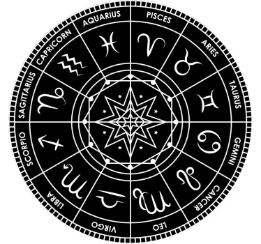 Zodiac chart zodiac wall decal - TenStickers