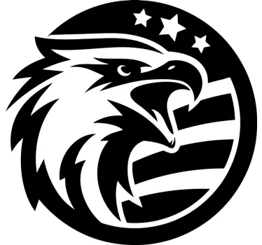 American Eagle bird sticker - TenStickers