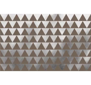 Gray and brown triangles  furniture decal - TenStickers