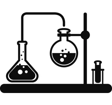 Chemistry Science  science wall decal - TenStickers