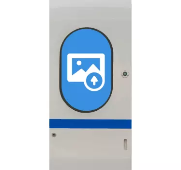 Galata Tower View door sticker - TenStickers