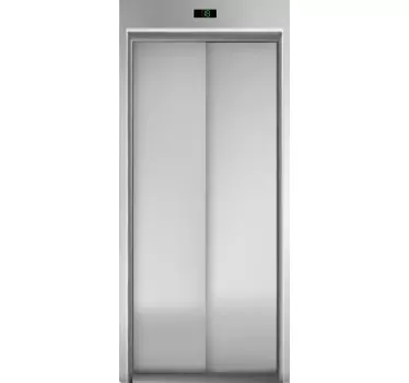 Elevator glass door sticker - TenStickers