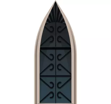 Door sticker archway door accent - TenStickers