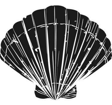 Shell man and woman glass door decal - TenStickers