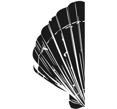 Shell glass door decal - TenStickers