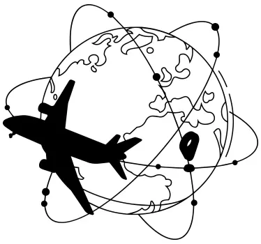 Travel the world wall decal - TenStickers