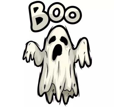 Spooky night ghost halloween wall decal - TenStickers