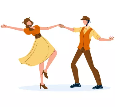 Dancing passion laptop skin decal - TenStickers