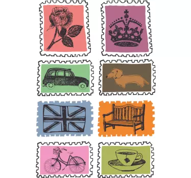 British landmarks pack london sticker - TenStickers