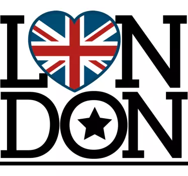 London heart london sticker - TenStickers