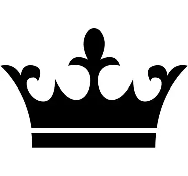 Queen royal crown wall sticker for bedroom - TenStickers