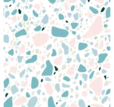 Terrazzo tile pattern tile transfer - TenStickers