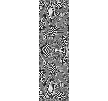 Zebra 3D effect  fridge decals - TenStickers