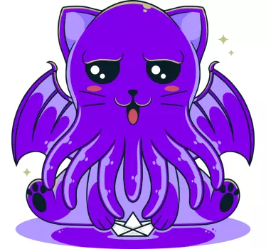 Galaxy anime monster cartoon wall decal - TenStickers