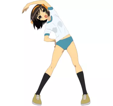 Anime Gymnast Sticker - TenStickers