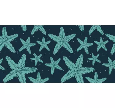 Starfish bluetones  decals for furniture - TenStickers