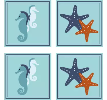 Marine style  tile transfer - TenStickers