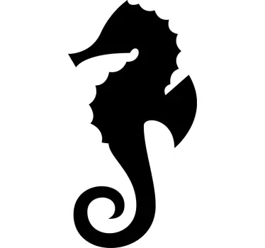 Sea Horse  fish  decal - TenStickers