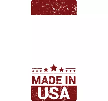 Made in USA fridge decals - TenStickers