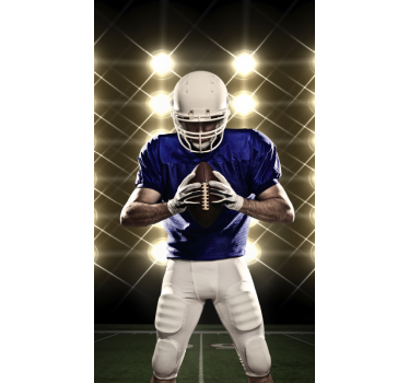 Lit up American football fridge decals - TenStickers