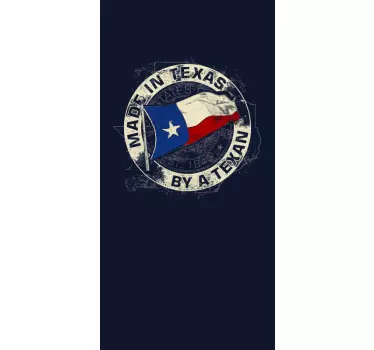 Texas flag fridge decals - TenStickers