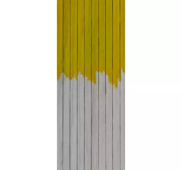 Colorful split design door sticker - TenStickers