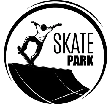 Skate Park wall decal - TenStickers
