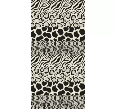 Four different design glass door sticker - TenStickers