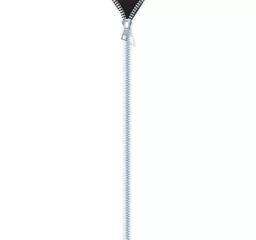 Zipper Fridge Decorative Sticker - TenStickers