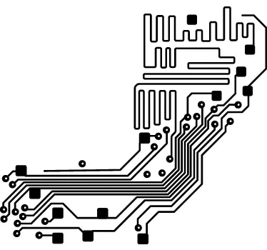 Electronic circuit sticker - TenStickers