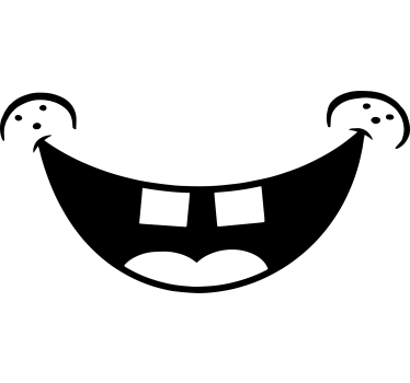 Funny hilarious face monocolor fridge decals - TenStickers