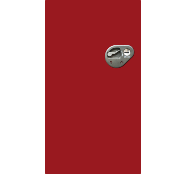 Red vintage vending machine fridge decals - TenStickers