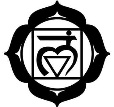 Chakra Muladhara Decorative Sticker - TenStickers