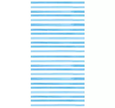 White and blue textured check fridge decals - TenStickers