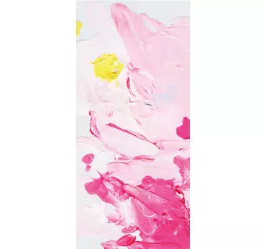Abstract Color Splash refrigerator vinyl wrap - TenStickers