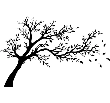 Wind Tree Wall Sticker - TenStickers