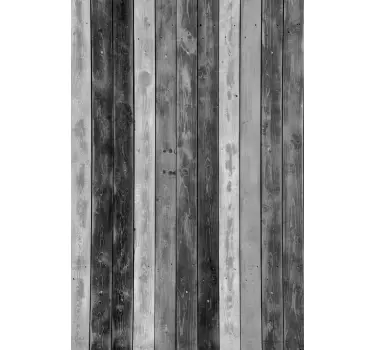 Door sticker wooden panel texture - TenStickers