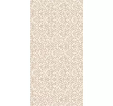 Door sticker with elegant decorative design - TenStickers