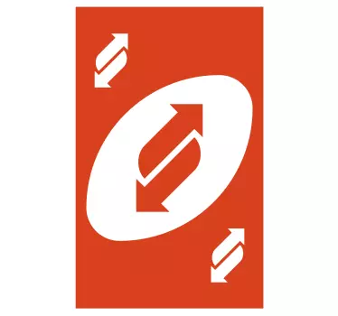 Fridge sticker with directional graphic display - TenStickers