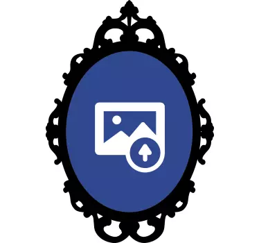 Personalised Photo Frame Wall Sticker - TenStickers