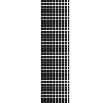 Square Texture Shower Door Sticker - TenStickers
