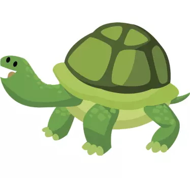 Happy Tortoise Sticker - TenStickers