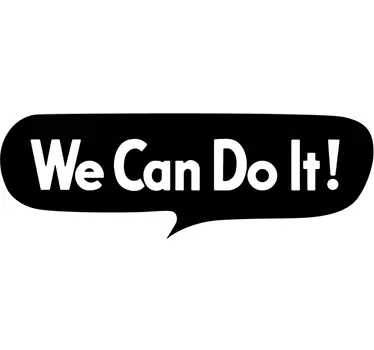 We Can Do It Wall Sticker - TenStickers