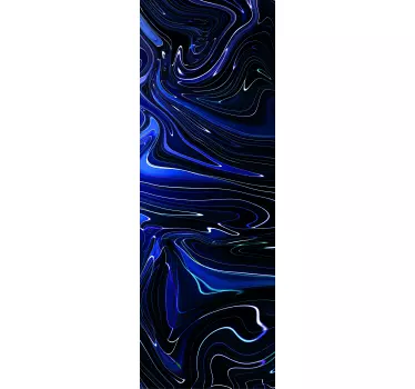Liquid texture fridge vinyl sticker - TenStickers